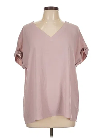 Pre-owned Eesome Short Sleeve Blouse In Pink