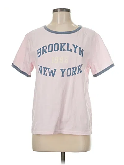 Pre-owned Eesome Short Sleeve T-shirt In Pink