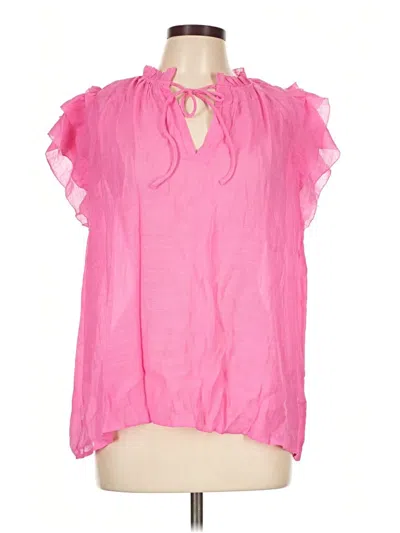 Eesome Sleeveless Blouse In Pink