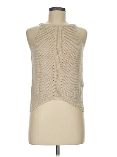 Pre-owned Eesome Sleeveless Blouse In Tan