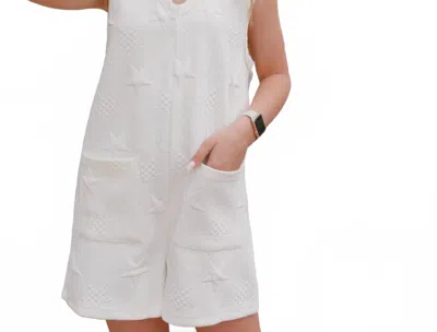 Eesome Stardust Romper In White