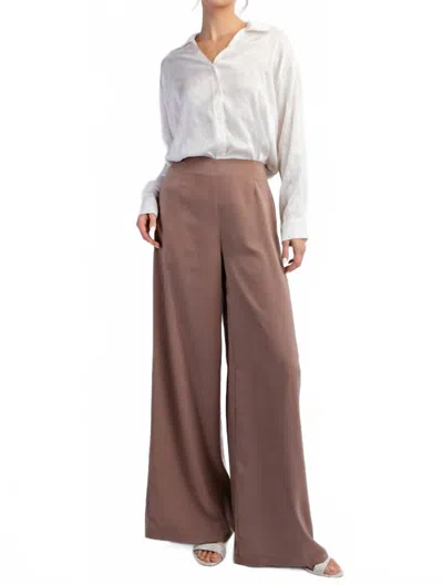 Eesome Straight Leg Pants In Coco In Brown