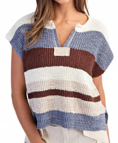 Eesome Tall Take Top In Frosted Mocha In Multi