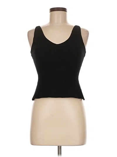 Pre-owned Eesome Tank Top Black Strapless Neckline Tops