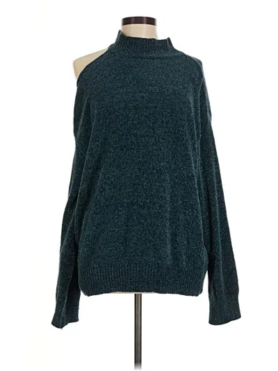 Pre-owned Eesome Turtleneck Sweater In Teal