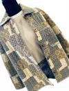 Eesome Women's Patchwork Jacket In Cornflower In Multi