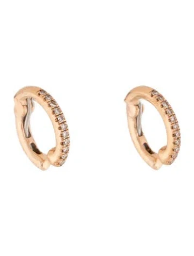 Pre-owned Ef Collection 14k Diamond Ear Cuff Earrings In Multicolor