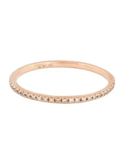 Pre-owned Ef Collection 14k Diamond Eternity Band In Multicolor
