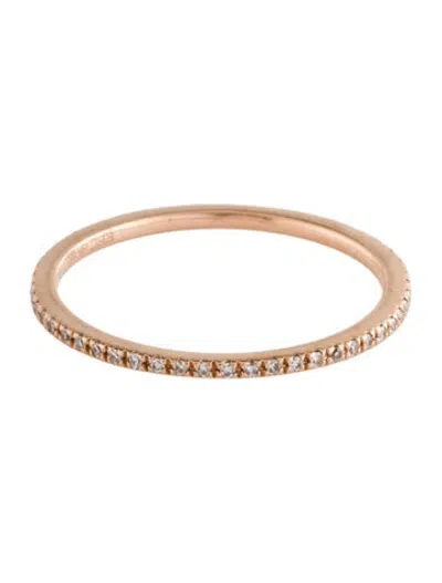 Pre-owned Ef Collection 14k Diamond Eternity Band In Multicolor