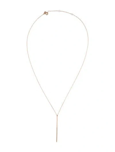 Pre-owned Ef Collection 14k Diamond 'magic Wand' Pendant Necklace, 19.75" In Multicolor