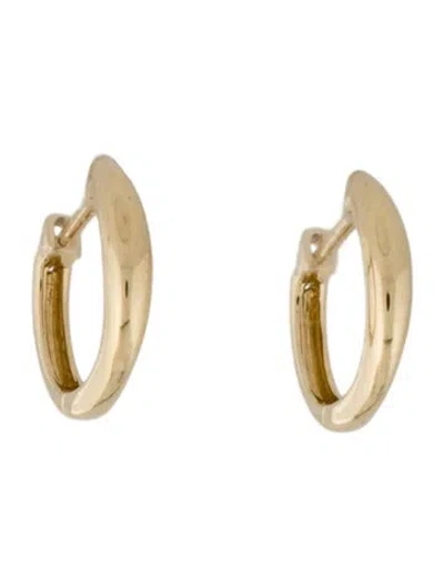 Pre-owned Ef Collection 14k Dome Huggie Earring In Multi