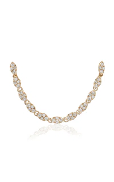 Ef Collection 14k Gold Diamond Single Earring