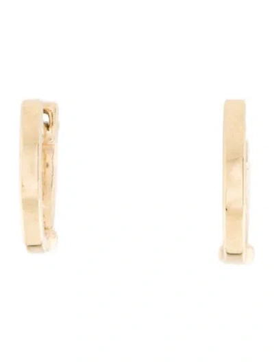 Pre-owned Ef Collection 14k Mini Huggie Earrings In Multi
