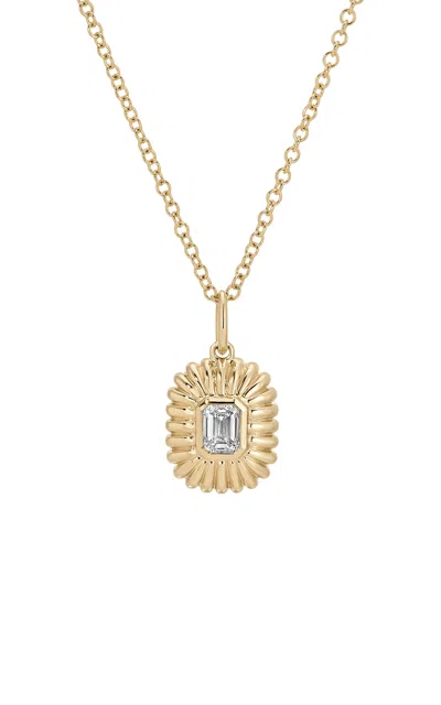 Ef Collection 14k Yellow Gold Diamond Necklace