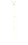Ef Collection 14k Yellow Gold Diamond Necklace