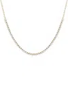 Ef Collection 14k Yellow Gold Grace Diamond Necklace In Gold