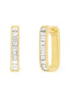 Ef Collection 14k Yellow Gold Jumbo Lola Diamond Hoop Earrings In Gold