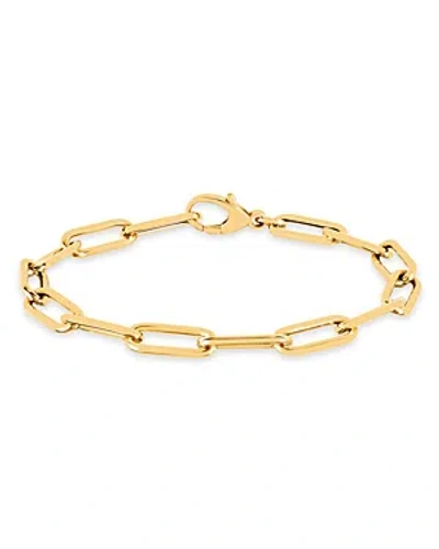 Ef Collection 14k Yellow Gold Lola Open Chain Link Bracelet