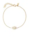 Ef Collection 14kt Yellow Gold Evil Eye Diamond Bracelet In 金色