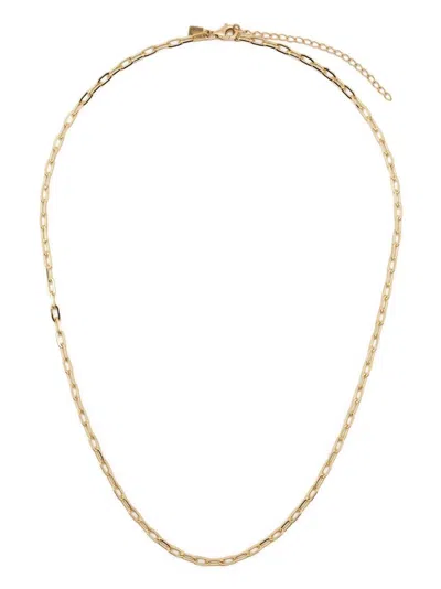 Ef Collection 14kt Yellow Gold Mini Link Chain Necklace In 金色