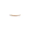 Ef Collection Diamond Curved Bar Ear Cuff Earring In 14k Yellow Gold