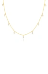 Ef Collection Diamond Mia Necklace In 14k Yellow Gold