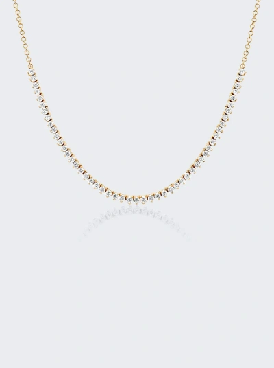 Ef Collection Diamond Segment Necklace In 14k Gold