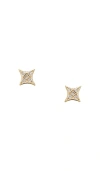 Ef Collection Diamond Sparkle Stud Earring