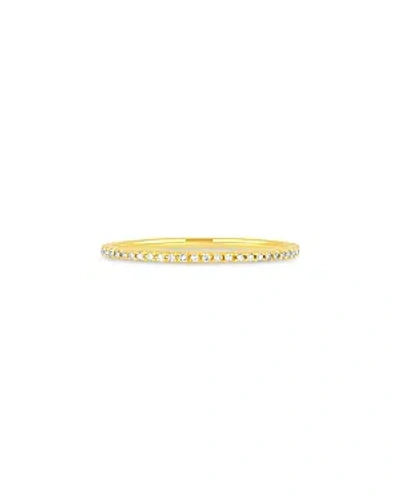 Ef Collection Eternity Stack Ring In 14k Yellow Gold With Diamonds