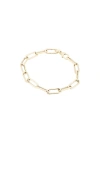 Ef Collection Jumbo Lola Chain Bracelet In 金色