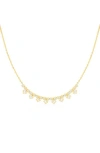 Ef Collection Kate Diamond Frontal Necklace In Gold