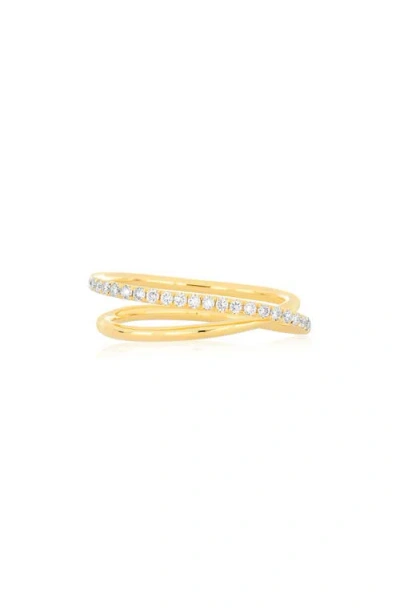 Ef Collection Love You Mean It Diamond Ring In Yellow Gold/diamond