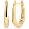 Ef Collection Maeve Hoop Earrings In 14k Yellow Gold