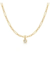 Ef Collection Mini Pillow Set Diamond Pendant Necklace