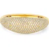 Ef Collection Pavé Diamond Dome Ring In Yellow Gold