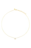Ef Collection 14k Yellow Gold Diamond Star Of David Pendant Necklace, 16-18 In 14k Yellow Gold