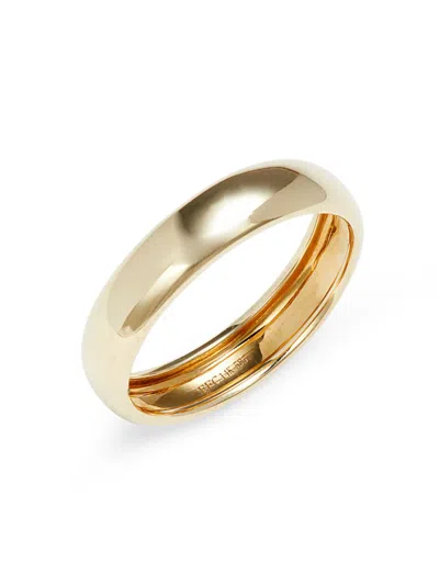 Ef Collection Women's Core 14k Yellow Gold Bubble Band