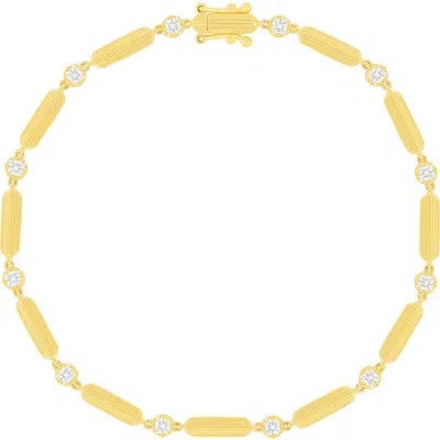 Ef Collection Zoe Diamond Eternity Bracelet In Gold