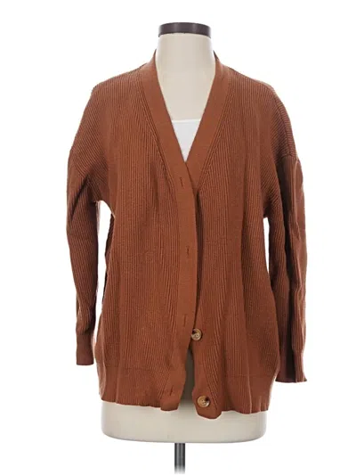 Pre-owned Efan Cardigan Sweater In Brown