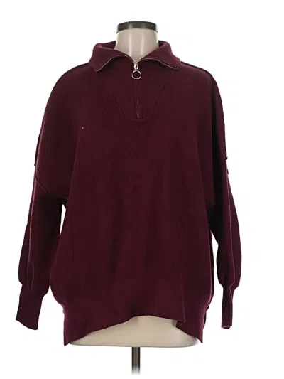 Pre-owned Efan Pullover Sweater In Burgundy