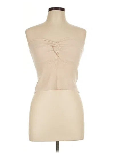 Pre-owned Efan Sleeveless Blouse In Tan