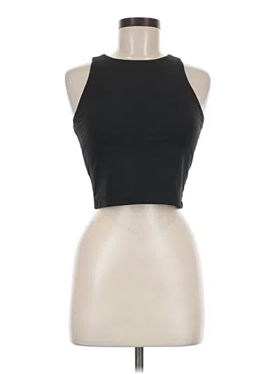 Pre-owned Efan Tank Top Black Halter Neckline Tops