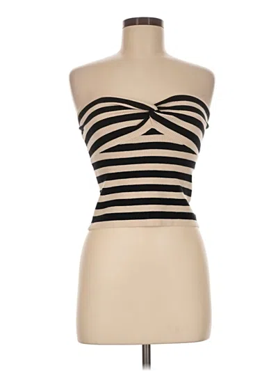 Pre-owned Efan Tube Top Black Strapless Neckline Tops