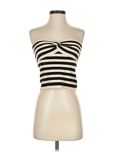 Pre-owned Efan Tube Top Ivory Strapless Neckline Tops In White