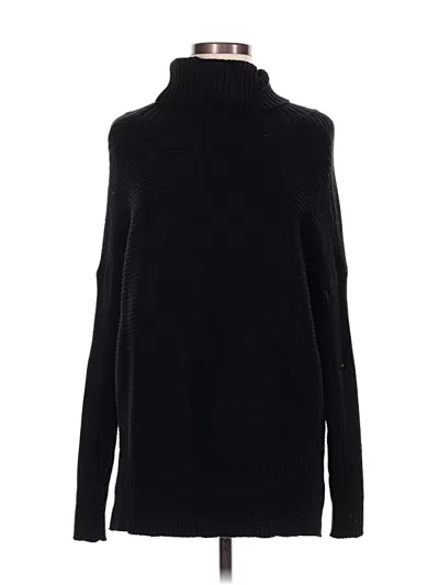Pre-owned Efan Turtleneck Sweater In Black