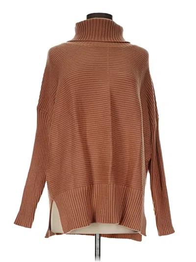 Pre-owned Efan Turtleneck Sweater In Brown