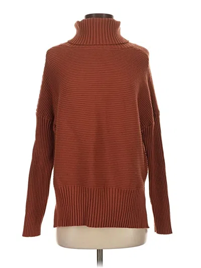 Pre-owned Efan Turtleneck Sweater In Burgundy