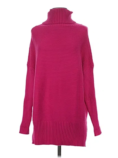Pre-owned Efan Turtleneck Sweater In Pink