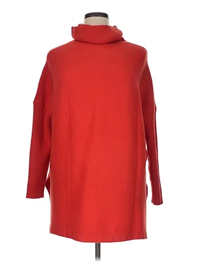 Pre-owned Efan Turtleneck Sweater In Red