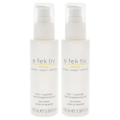 E.fek.tiv Aloe Plus Lavender Hair Straightening Gel By E. Fek. Tiv For Unisex - 3.38 oz Gel - Pack Of 2 In Multi